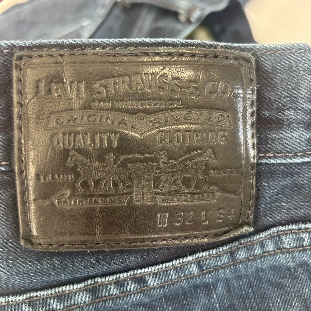 Levi's men’s jeans matchstick Dark Indigo Acid Washed Straight Leg